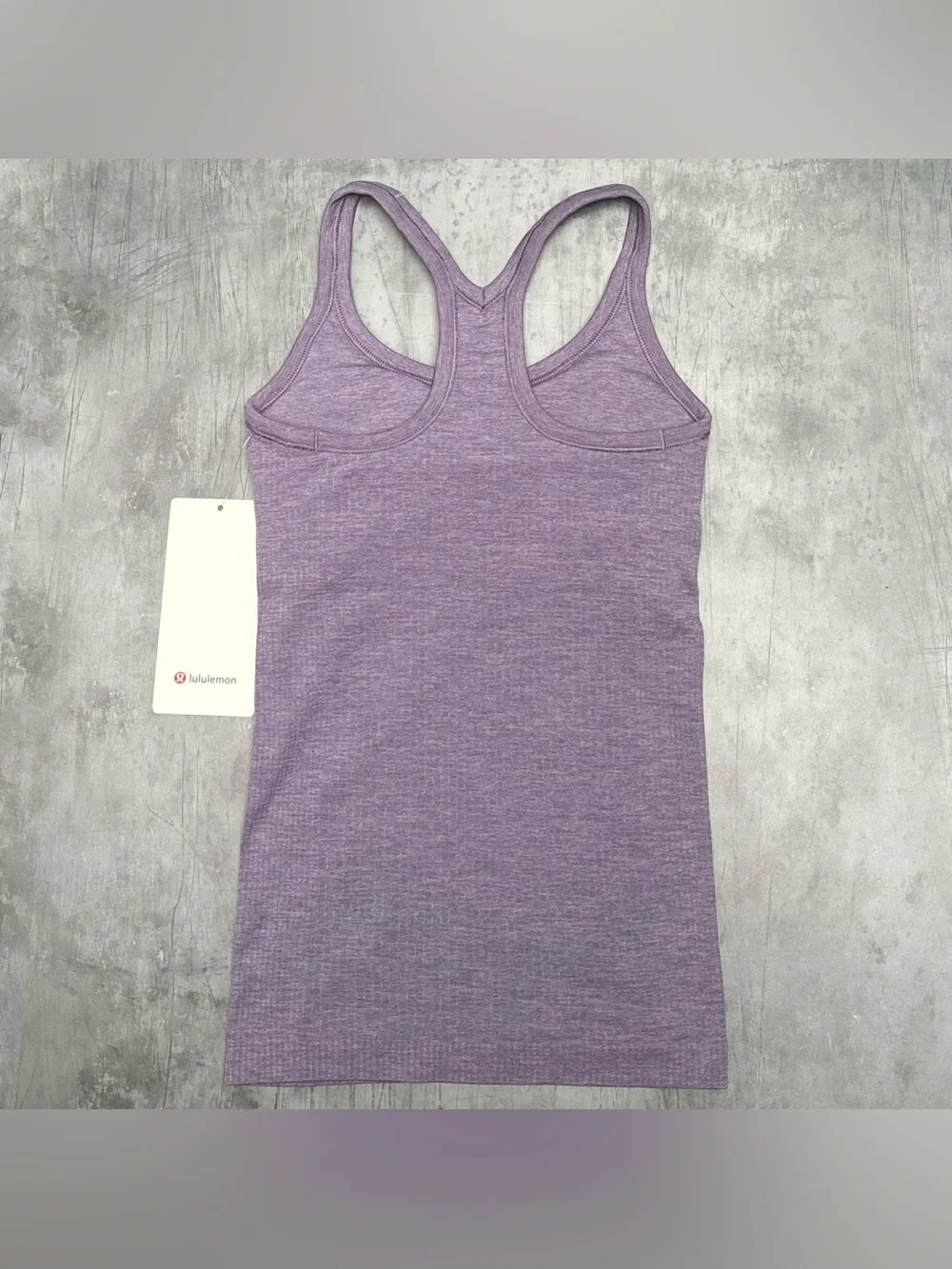 NWT Lululemon Ebb To Street Tank Top In Grape Mist Size 2